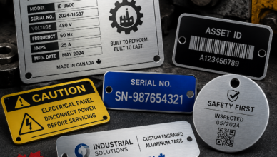 Aluminum Engraved Labels
