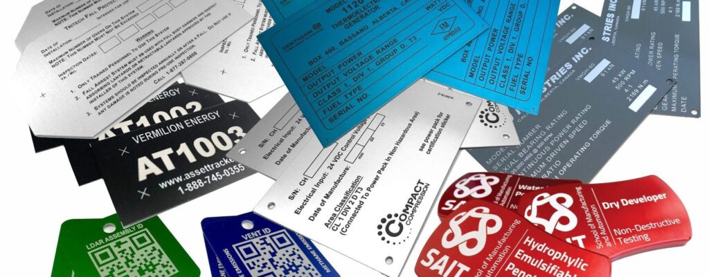 Aluminum identification tags